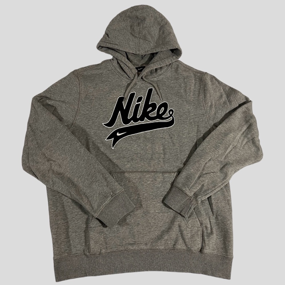 Nike Suede Script Pullover hoodie